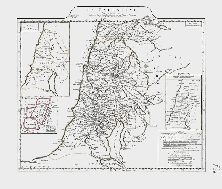 Picture of MIDDLE EAST PALESTINE ISRAEL - DANVILLE 1799