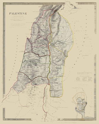 Picture of MIDDLE EAST PALESTINE ISRAEL - CHAPMAN 1830
