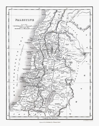 Picture of MIDDLE EAST PALESTINE ISRAEL - OXFORD 1828