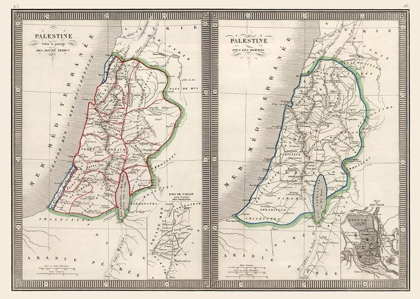 Picture of MIDDLE EAST PALESTINE ISRAEL - MONIN 1839