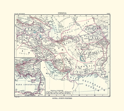 Picture of MIDDLE EAST PERSIA - PERTHES 1896