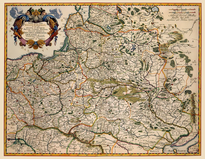 Picture of EASTERN EUROPE POLAND - VISSCHER 1680