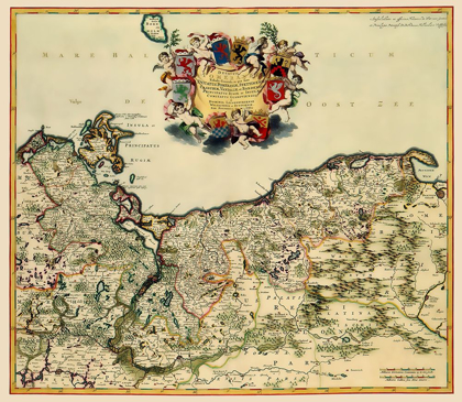 Picture of POMERANIA PROVINCE GERMANY POLAND - DE WIT 1688