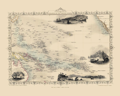 Picture of POLYNESIA OCEANIA - TALLIS 1851