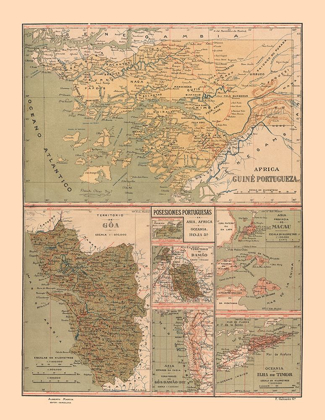 Picture of PORTUGUESE POSSESSIONS GUINEA - MARTINE 1904