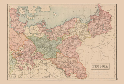 Picture of EUROPE PRUSSIA GERMANY - BLACK 1867