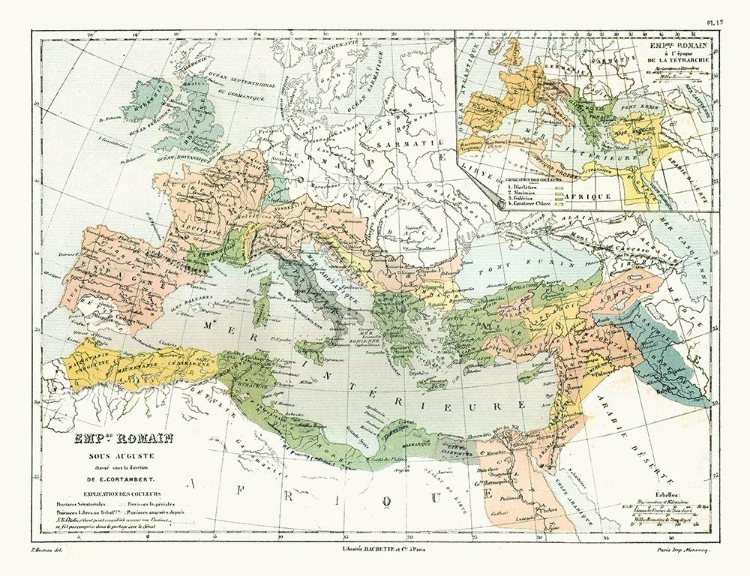 Picture of EUROPE ROMAN EMPIRE AUGUSTUS - CORTAMBERT 1880