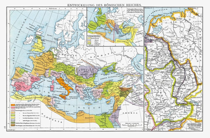 Picture of EUROPE ROMAN EMPIRE - DROYSEN 1886