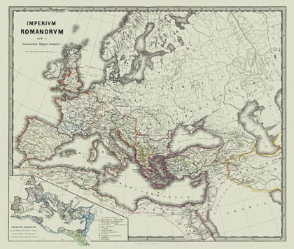 Picture of EUROPE ROMAN EMPIRE - SPRUNER 1865