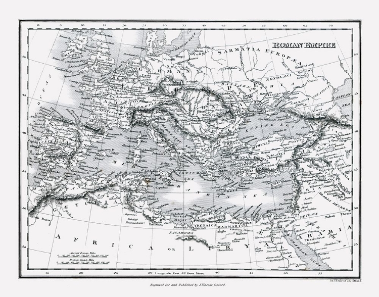 Picture of EUROPE ROMAN EMPIRE - OXFORD 1828