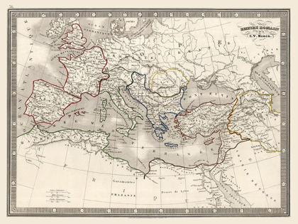Picture of EUROPE ROMAN EMPIRE - MONIN 1839