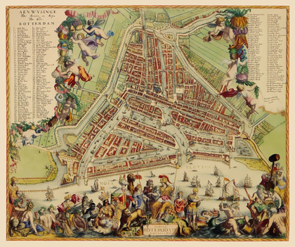 Picture of ROTTERDAM PANORAMIC NETHERLANDS - SCHOONEBEEK 1689