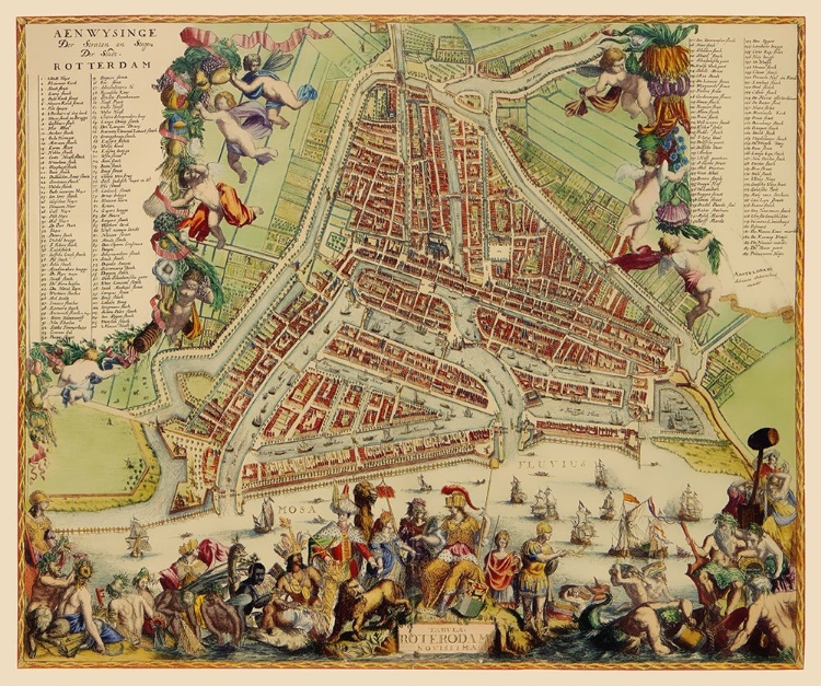 Picture of ROTTERDAM PANORAMIC NETHERLANDS - SCHOONEBEEK 1689