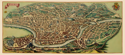 Picture of ROME PANORAMIC ITALY - MORTIER 1704