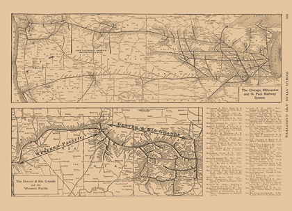 Picture of DENVER, RIO GRANDE, CHICAGO, MILWAUKEE