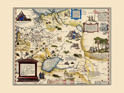 Picture of SIBERIA RUSSIA - ORTELIUS 1575