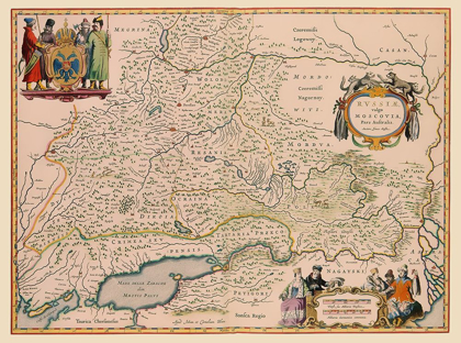 Picture of SOUTHERN RUSSIA - BLAEU 1638
