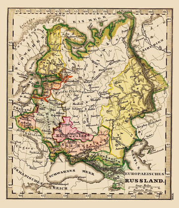 Picture of RUSSIA UKRAINE - STIELER 1852