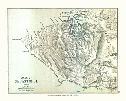 Picture of SIEGE OF SEVASTOPOL 1854 RUSSIA - GARDINER 1902