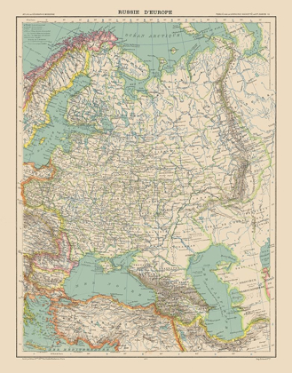 Picture of EUROPE RUSSIA - SCHRADER 1908