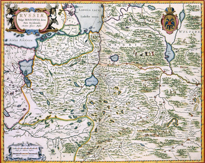Picture of WESTERN RUSSIA MOSCOVIA - BLAEU 1665