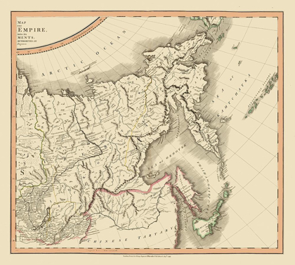 Picture of RUSSIAN EMPIRE IN ASIA RUSSIA - CARY 1799