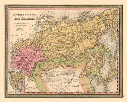Picture of ASIA TARTARY RUSSIA - MITCHELL 1849