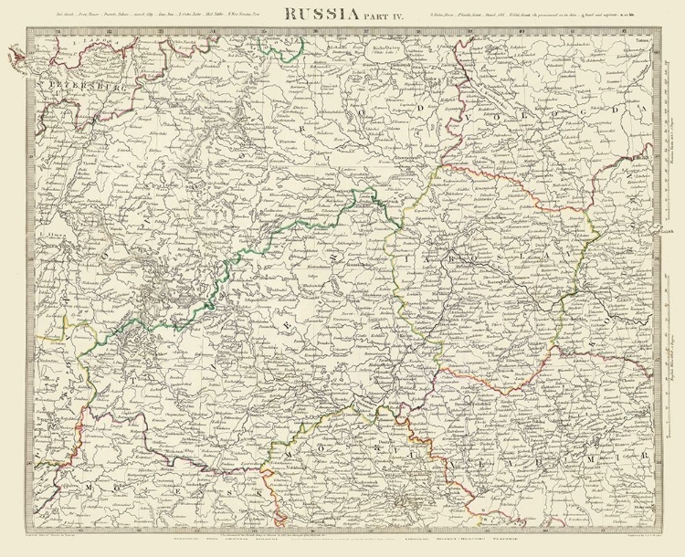 Picture of EUROPE WESTERN RUSSIA - BALDWIN 1834