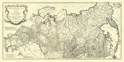 Picture of SIBERIA RUSSIA ASIA TARTARY - DANVILLE 1753