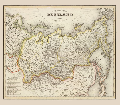 Picture of ASIA RUSSIA - STICH 1845