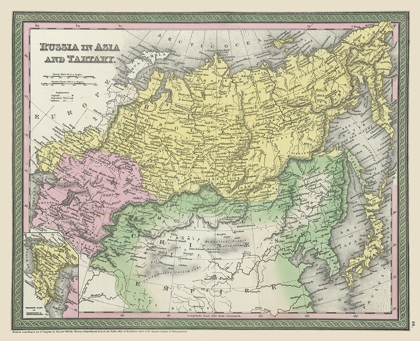 Picture of ASIA TARTARY RUSSIA MONGOLIA - THOMAS 1850