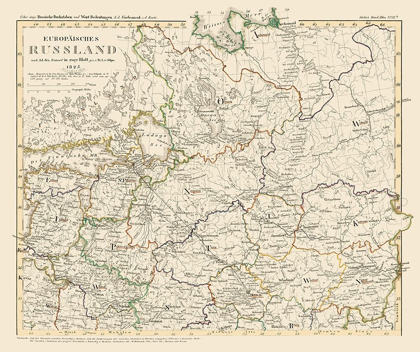 Picture of EUROPE RUSSIA - STIELER 1850
