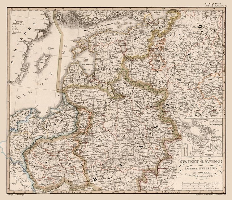 Picture of WESTERN RUSSIA - STIELER 1834