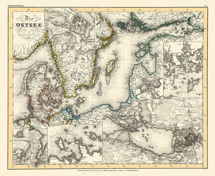 Picture of BALTIC SEA RUSSIA - RADEFELD 1855