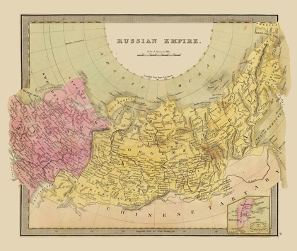 Picture of RUSSIAN EMPIRE EUROPE ASIA RUSSIA - GREENLEAF 1848