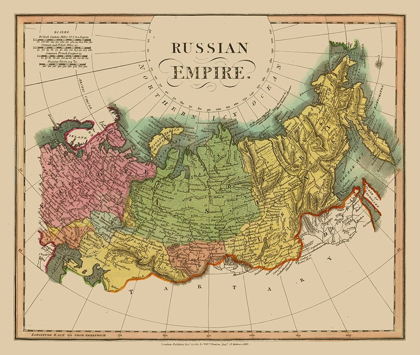 Picture of RUSSIAN EMPIRE RUSSIA - DARTON 1811- 27.19 X 23