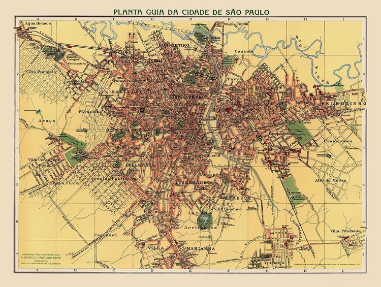 Picture of SOUTH AMERICA SAO PAULO BRAZIL - HARTMANN 1913