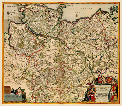 Picture of SAXONY GERMANY - DE WIT 1688