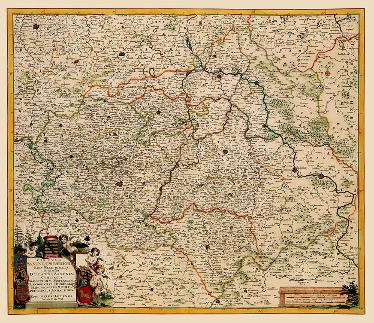 Picture of SAXONY REGION GERMANY - DE WIT 1688