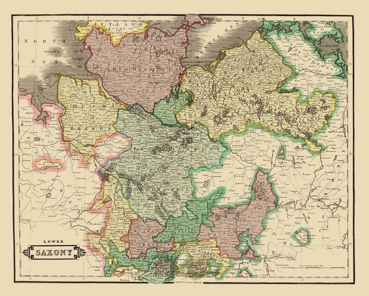 Picture of LOWER SAXONY GERMANY - HAMILTON 1831