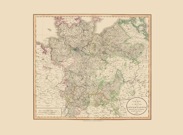 Picture of LOWER SAXONY GERMANY - CARY 1801