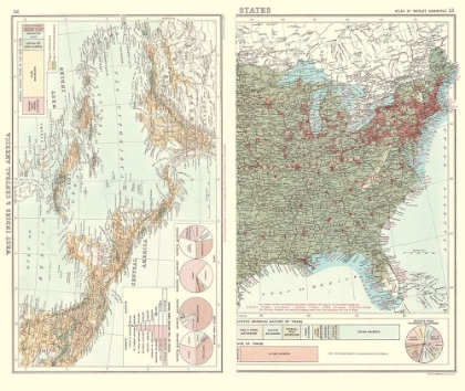 Picture of TRADE CHARTS WEST INDIES CENTRAL AMERICA