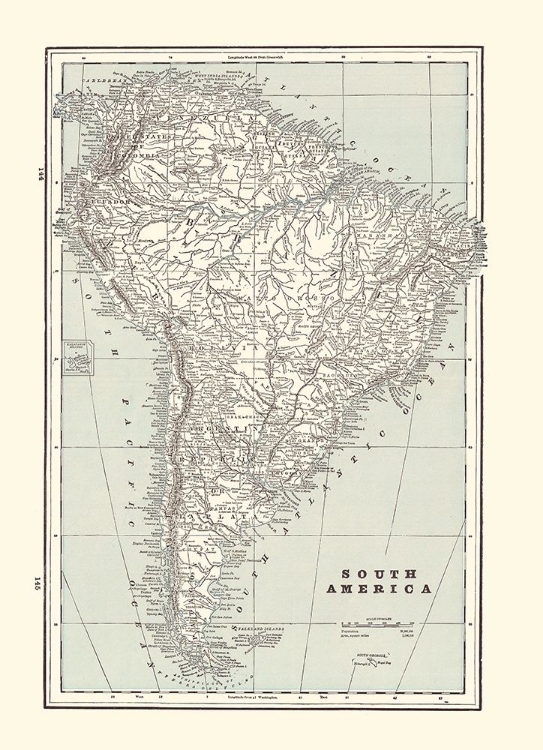 Picture of SOUTH AMERICA - RATHBUN 1893