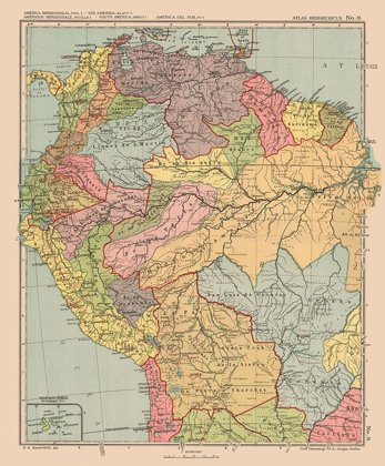 Picture of NORTHWEST SOUTH AMERICA - STREIT 1913