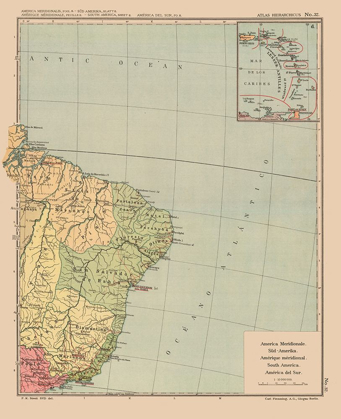 Picture of SOUTHEASTERN SOUTH AMERICA - STREIT 1913