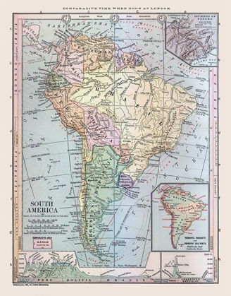 Picture of SOUTH AMERICA - MONTEITH 1882