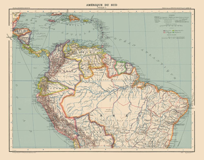Picture of NORTH SOUTH AMERICA - SCHRADER 1908