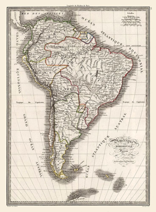 Picture of SOUTH AMERICA - MONIN 1839