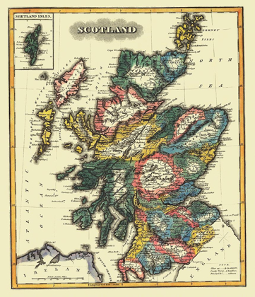 Picture of GREAT BRITAIN SCOTLAND - LUCAS 1823