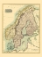 Picture of SCANDINAVIA SWEDEN DENMARK NORWAY - THOMSON 1814